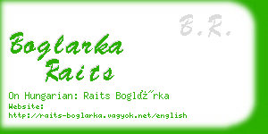 boglarka raits business card